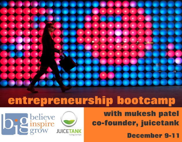 entrepreneurship bootcamp flyer